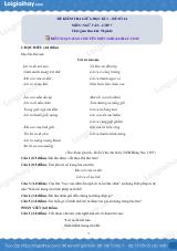 Đề thi giữa kì 1 Văn 7 - Đề số 14